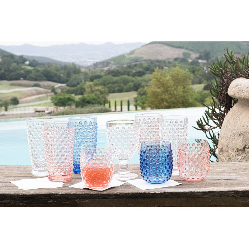 Adamo Acrylic Stemless Wine Glass - Clear - 15 oz (Set of 6)