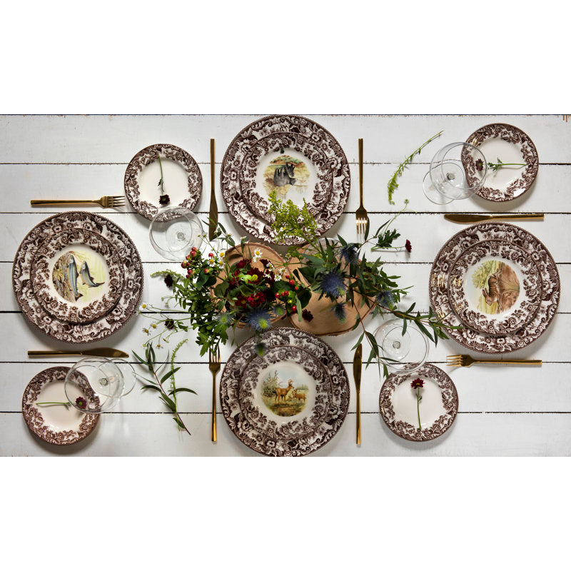 Spode Woodland Pastry Forks S/6 6"