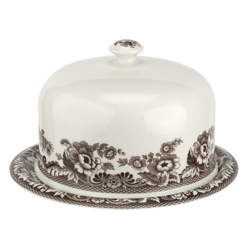 Spode Woodland Turkey 2 Pc Serving Platter W/Dome